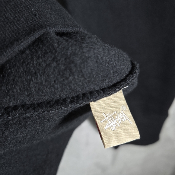 Stussy x Yo! MTV Raps Ice T Crewneck Sweatshirt Large L Black Men Streetwear - Picture 5 of 12